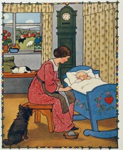 AK-SZ-Ebner, Pauline (1873-1949) 1915 Schlaflied
