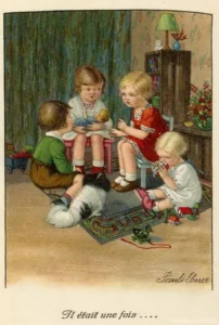 AK-SZ-Ebner, Pauline (1873-1949)) JJJJ ,,Il était une fois . . . .'' -  Karte Nr. 40