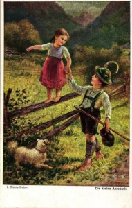 AKK 1910 - 1920 Die kleine Akrobatin