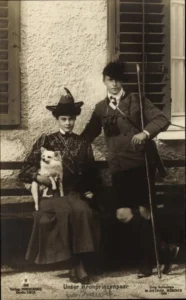 Ansichtskarte - Unser Kronprinzenpaar, 1906