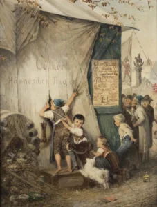 Beinke, Fritz (1842 – 1907) 1907 Hänneschen Theater Köln Cavalleristica futschikana