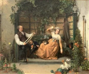 Bles, David Bles (1821 – 1899) JJJJ Der Spitzhund