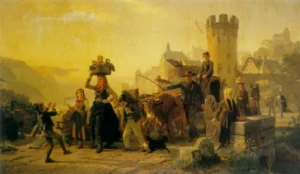 Boettcher, Christian Eduard (1818 – 1889), 1866, Auszug zur Weinlese