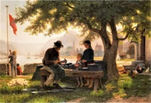 Boettcher, Christian Eduard (1818 – 1889), 1873, Rheinischer Schieferdecker