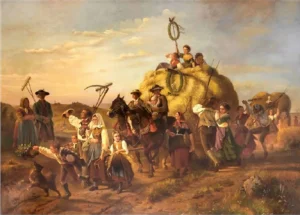 Boettcher, Christian Eduard (1818 – 1889), 1883, Erntefest