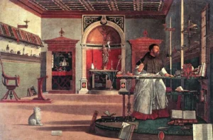 Carpaccio, Vittore (um 1455 - 1526) 1502 Vision des heiligen Ausgustinus