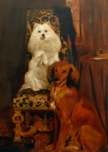Charlton, John (1849 - 1917) 1870 Good Dogs, John Charlton