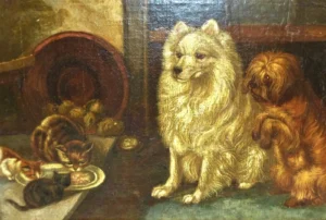 Couldery, Horatio Henry (1832 - 1918) 1900 (ca.) Die eifersüchtigen Besucher. (The Jealous Visitors), B