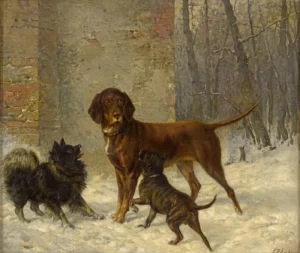 Deiker, Carl Friedrich (1836 – 1892) 1892 Jagdhund