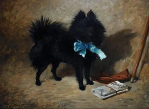 Emms, John (1844 – 1912) 1895 ,,Fitz“ signiert und datiert