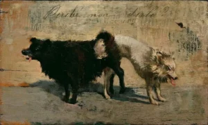 Fattori, Giovanni (1825 – 1908) 1890 (ca.) Warum sagst du nichts?