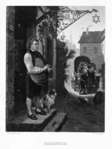 Froer, Veit (1828 - 1900) JJJJ Brodneid, Stahlstich nach Hiddemann