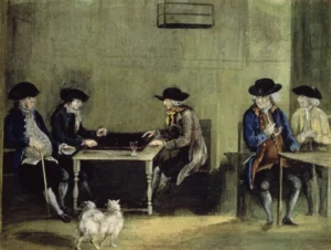 Grogan, Nathaniel (1740 – 1807) JJJJ The Backgammon Game,