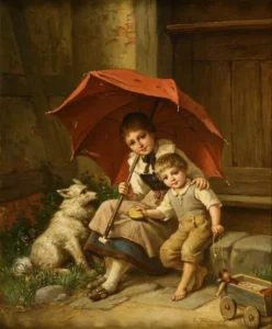 Hader, Ernst (1866 – 1910) JJJJ Das Kleeblatt