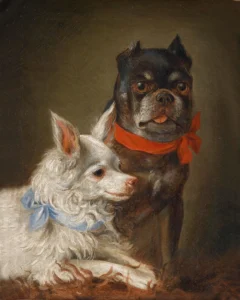 Hamburger, Julius (1830 – 1909) 1909 Hundeportrait