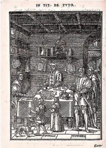 Illustrationen-von-Ioannem-Bellerum-1564-aus-Pupillorum-Patrocinium-Legum-et-Praxeos-Studiosis-Non-Minus.-Damhouder-Josse-de-Jodocus-S.-02