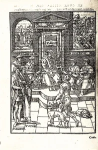 Illustrationen-von-Ioannem-Bellerum-1564-aus-Pupillorum-Patrocinium-Legum-et-Praxeos-Studiosis-Non-Minus.-Damhouder-Josse-de-Jodocus-S.-07