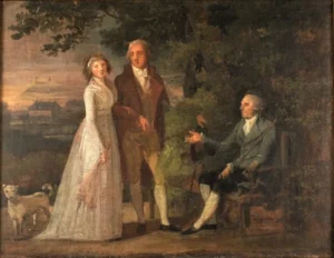 Juel, Jens (1745 – 1802) JJJJ, The Ryberg family portrait, Skizze, Statens Museum for Art