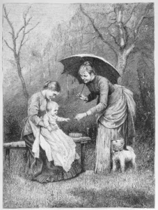 Keil, Ernst (1816 - 1878)1886 Guten Morgen mein Liebchen!, aus Gartenlaube (1886) b 305, nach einer Originalzeichnung von R. Wehle