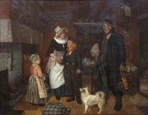 Kirberg, Otto Karl (1859 – 1926) Der Abschied, Albert König Museum
