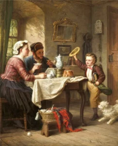 Kretzschmer, Johann Hermann (1811 – 1890) JJJJ Home from School
