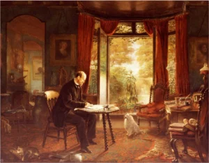 Mercier, Charles (1832 - 1909) 1870 ca.) Charles Reade