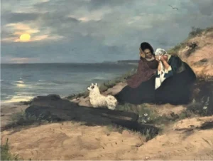 Mücke, Karl Emil (1847 - 1923) 1888, In Erwartung