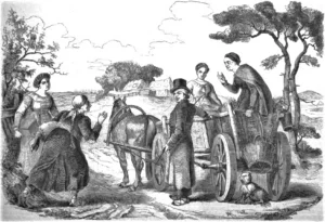 NNNN 1850 Kurisches Gefährt, aus Illustrirte Zeitung vom 26. Jan. 1850, S 53