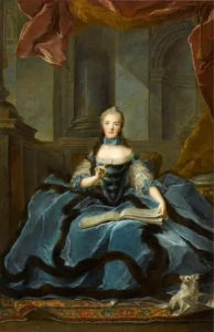 Nattier, Jean Marc (1685 – 1766) 1758 Marie Adélaïde de Bourbon, Foto Louvre