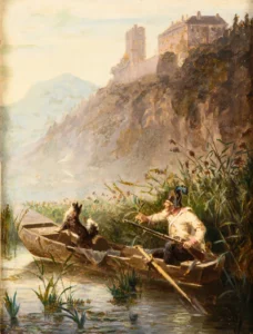 Naumann, Carl Georg (1827 – 1902) JJJJ Sonntagsjäger