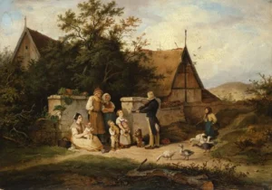 Richter, Adrian Ludwig (1803 – 1884) 1845 Der Dorfgeiger