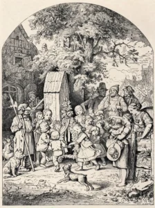 Richter, Adrian Ludwig (1803 - 1884) 1864 Johannisfest, aus dem ,,Neuen Strauß fürs Haus''