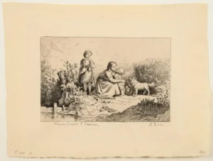 Richter-Adrian-Ludwig-1803-1884-1866-Meinem-Freund-E.-Cichorius