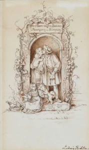Richter, Adrian Ludwig (1803 - 1884) 1877 Der Herr segne deinen Ausgang und Eingang