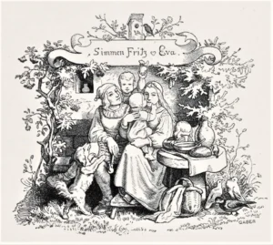 Richter, Adrian Ludwig (1803 - 1884) 1877 Familienschatz S. 28