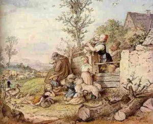 Richter, Adrian Ludwig (1803 - 1884) JJJJ Frühling (2)