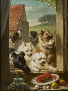Ronner-Knip, Henriette (1821 – 1909) JJJJ De fijnproevers 1