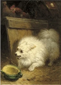 Ronner-Knip, Henriette (1821 – 1909) JJJJ In der Scheune