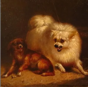 Ronner-Knip, Henriette (1821 – 1909) JJJJ Playful Pets