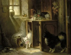 Schaumann, Wilhelm Heinrich (1841 – 1893), 1870, Ertappt