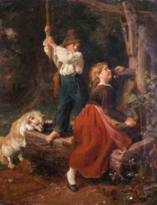 Schlesinger, Felix (1833 – 1910) JJJJ Die Wasserpumpe