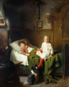 Schlesinger, Felix (1833 – 1910, JJJJ Mittagsschläfchen