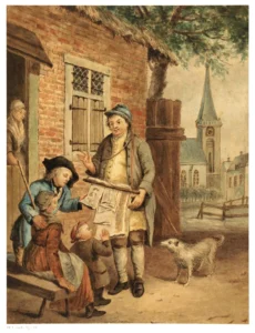 Seekatz, Johann Conrad (1719-1768) 1766 Der Kupferstichhändler