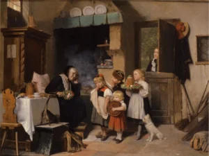 Sonderland, Fritz (1835 -1896) JJJJ Großmutters Geburtstagskuchen
