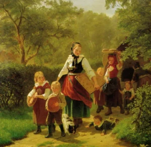 Sondermann, Hermann (1832 – 1901) 1860 Rückkehr vom Backhaus