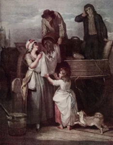 Vendramini, Giovanni (1769 – 1839), 1795, Schreie aus London – Frisch gesammelte Erbsens, Young Hastings A