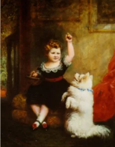 Vinter, John Alfred (1828–1905) JJJJ A treat for pup
