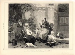 Werner-Hermann-1816-1905-JJJJ-Grossmuetterchens-Maerchenschatz-in-Das-Neue-Blatt-c-Deutsches-Maerchen-und-Wesersagenmuseum