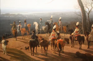 von Kobell, Wilhelm (1766 – 1853) 1808 Belagerung von Koźle (Cosel) im Dritten Koalitionskrieg (Abwehr eines Ausfalls der preußischen Besatzung durch die Bayern am 15. März 1807)