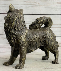 Bronze Spitz, signiert, Art Deco Stil, Abb. 03